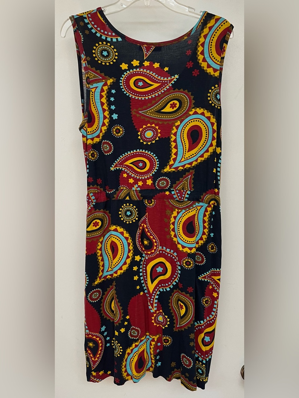 Serra Paisley Drawstring Waist Dress - Picture 3 of 7